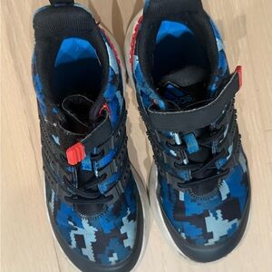 adidas Kids Sneakers - Blue, Black, and Red